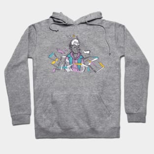 Graffiti Style Boy Skull Hat Hoodie